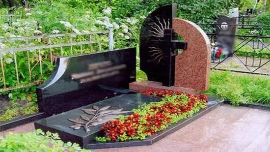 Памятник мужчине и благоустройство мужской могилы