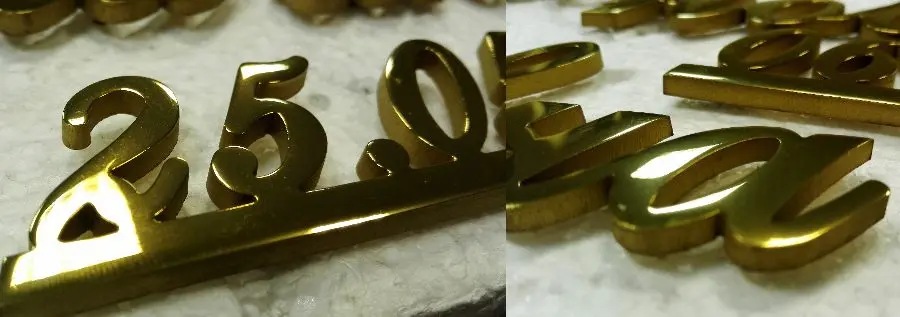 Золотые буквы на памятник