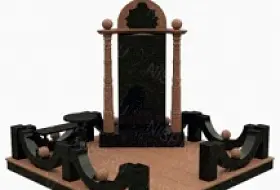 вертикальные памятники из гранита