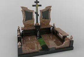 вертикальные памятники из гранита