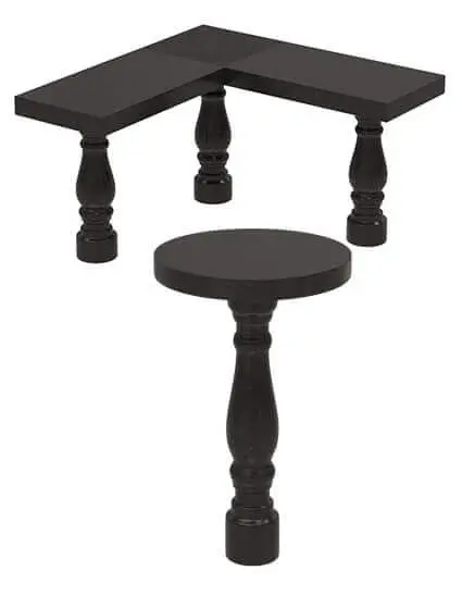 Столики и лавочки